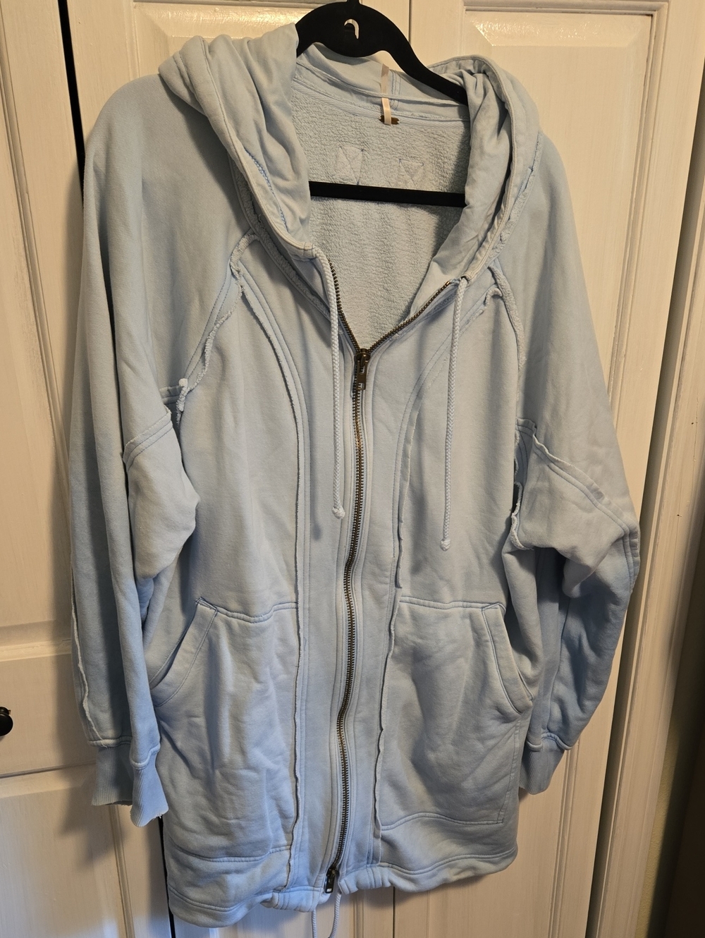 FP Light Blue Ombre Zip Hoodie